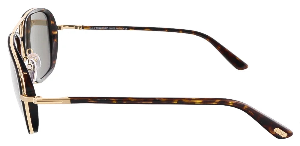 Havana Rose Gold Aviator Sunglasses U444